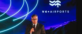 Ambasador Krzysztof Olendzki otwiera konferencję V4 + AIRPORTS - Airport Innovation Roundtable for Central Europe – AIR2023 w Bledzie