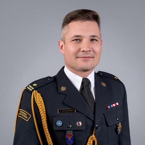 Zdjęcie przedstawiające mł.bryg. Jakuba Kłosowskiego