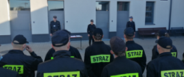 Rozdanie świadectw - Zakończenie szkolenia podstawowego strażaków ratowników OSP