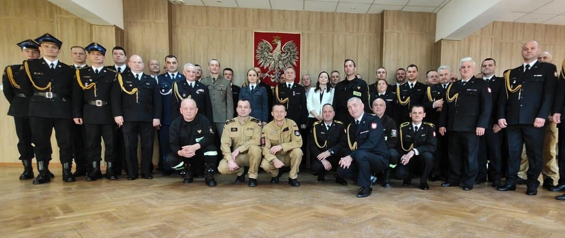 Powołanie Komendanta Miejskiego PSP w Ostrołęce - zdjęcie grupowe