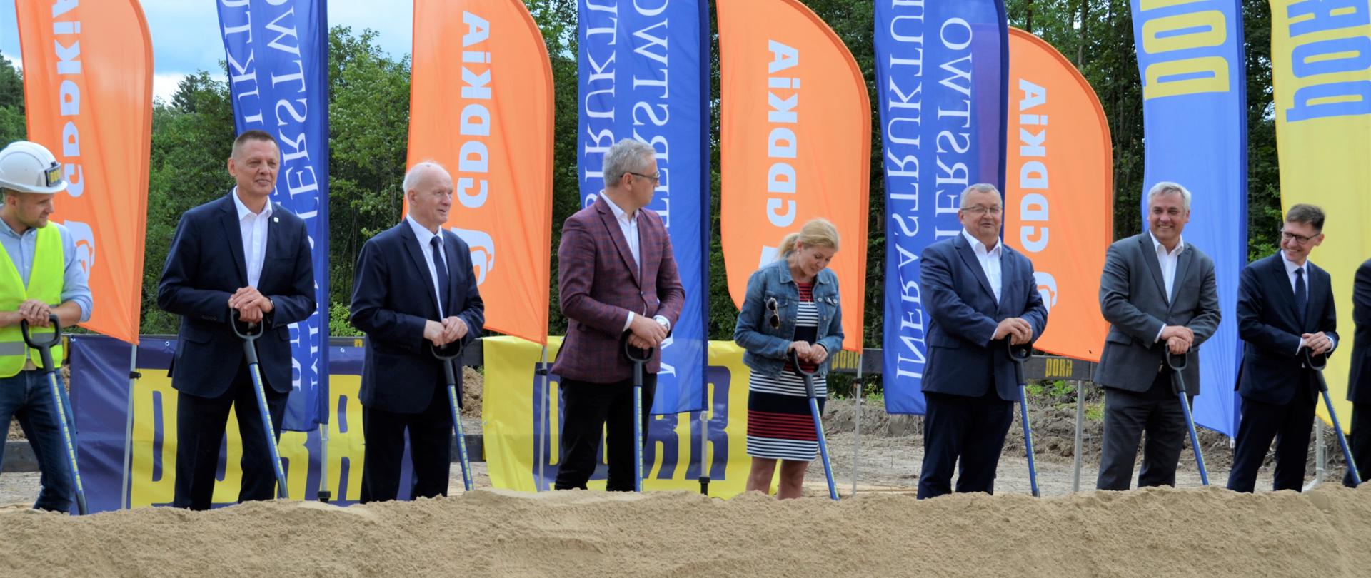 otwarcie budowy drogi