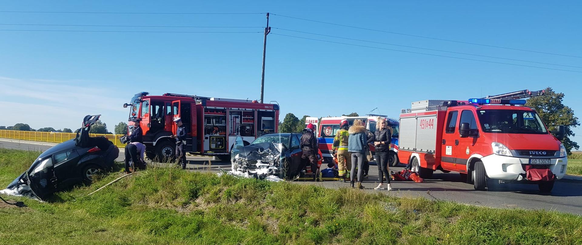Wypadek w miejscowości Kmiecin