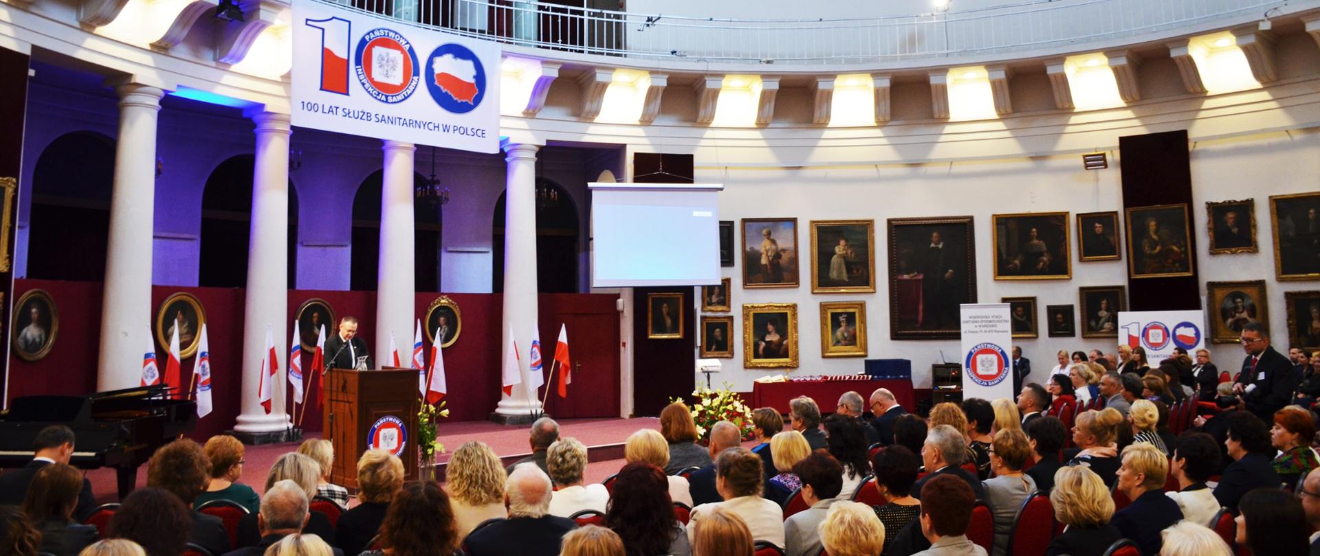 Jubileusz 100-lecia Służb Sanitarnych w Polsce w Muzeum Kolekcji im. Jana Pawła II przy Placu Bankowym w Warszawie