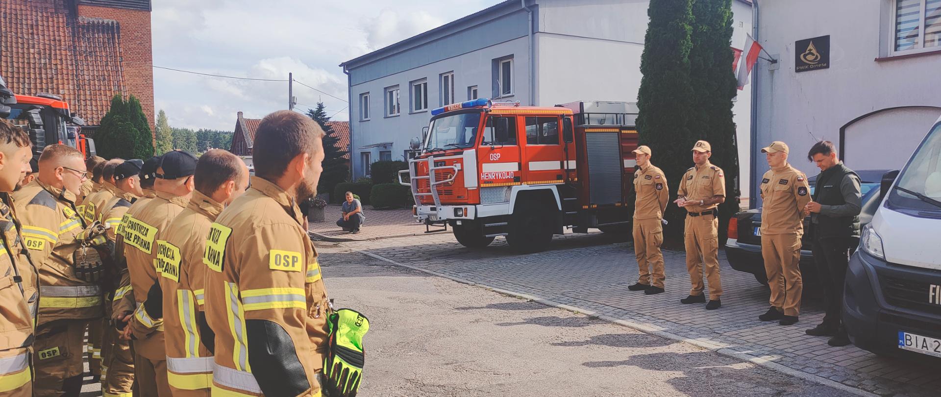 Wspólne warsztaty ratownicze jednostek OSP z gmin Orneta i Lubomino