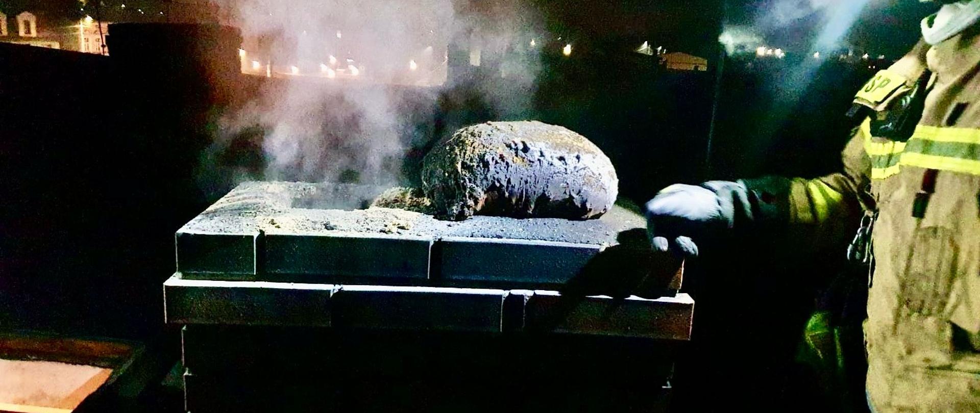 Pożar sadzy w kominie