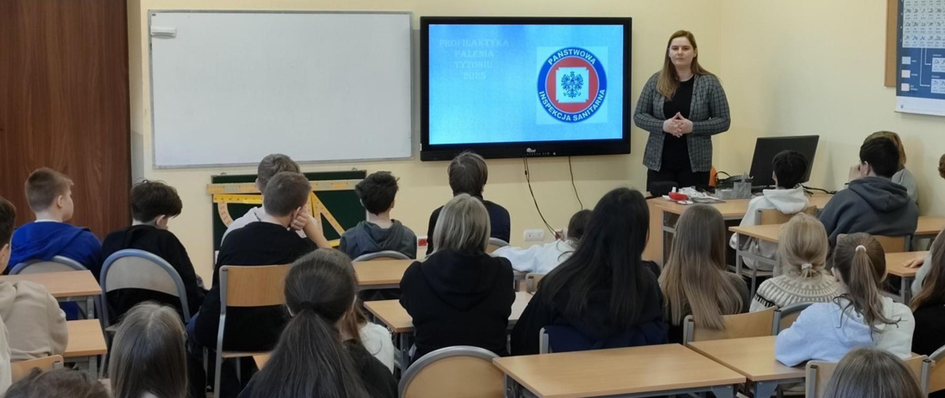 Pogadanka dla uczniów ZSP nr 6 w Kaliszu w ramach profilaktyki tytoniowej