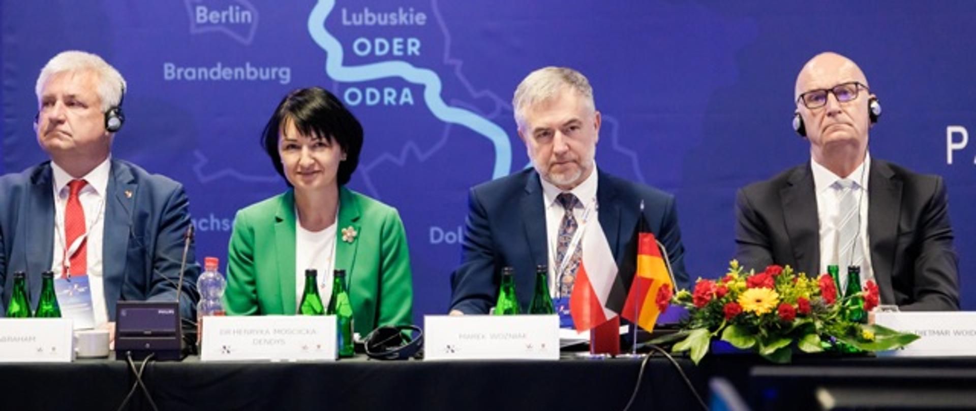 Dyrektor Generalna MSZ Henryka Mościcka-Dendys na jubileuszowym szczycie Partnerstwa Odry w Poznaniu