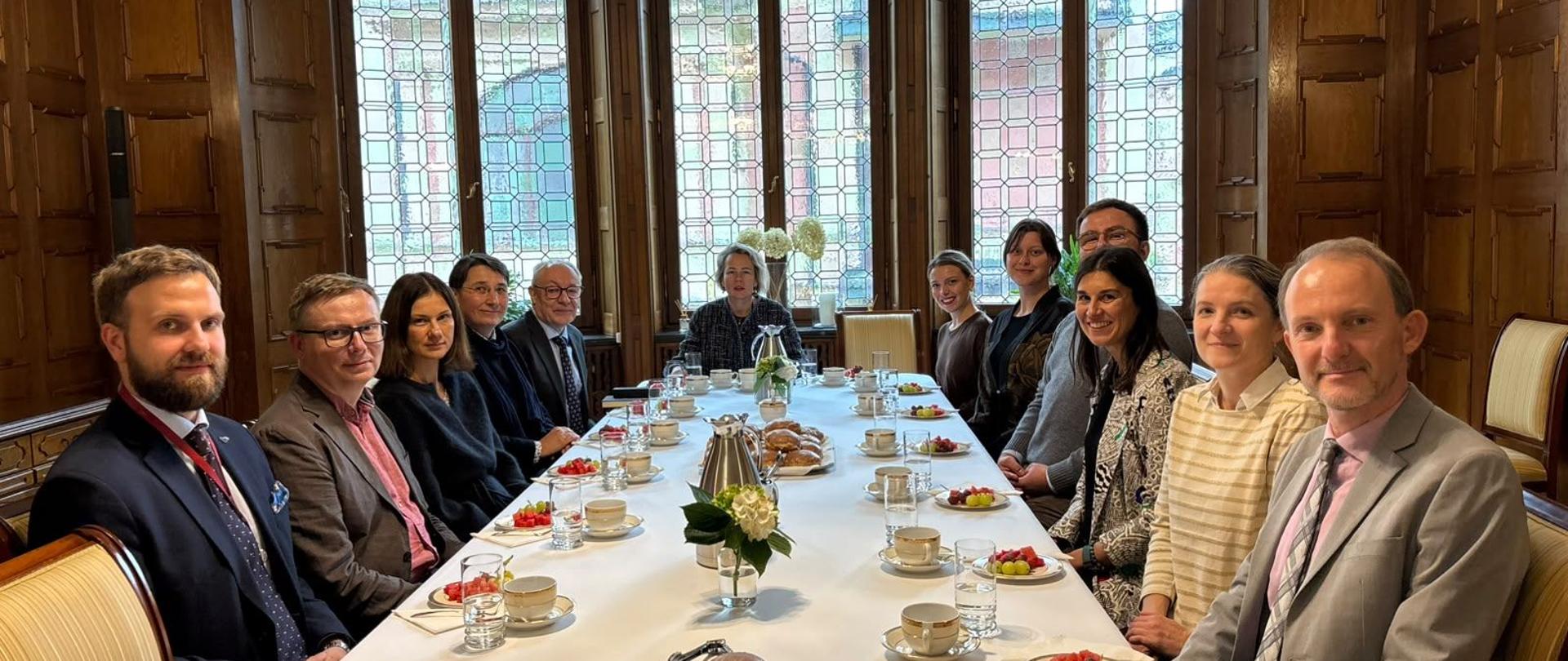 Visit by representatives of the European Centre for Disease Prevention and Control to the Embassy of Poland in Stockholm 2