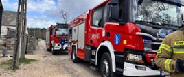 Pożar w miejscowości Cegielsko 