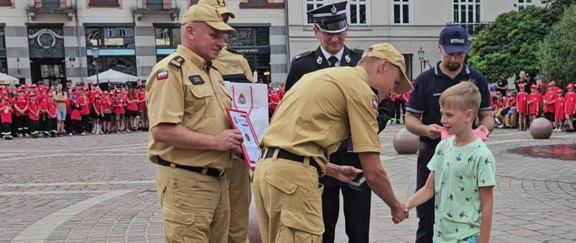 Medal Juvenis Forti przyznany dla 10-letniego chłopca - Zlot MDP 