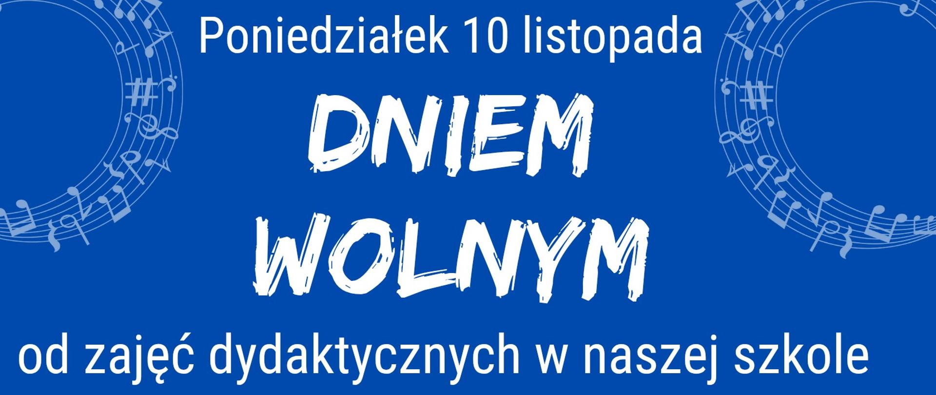 Ogłoszenie o dniu wolnym od zajęć