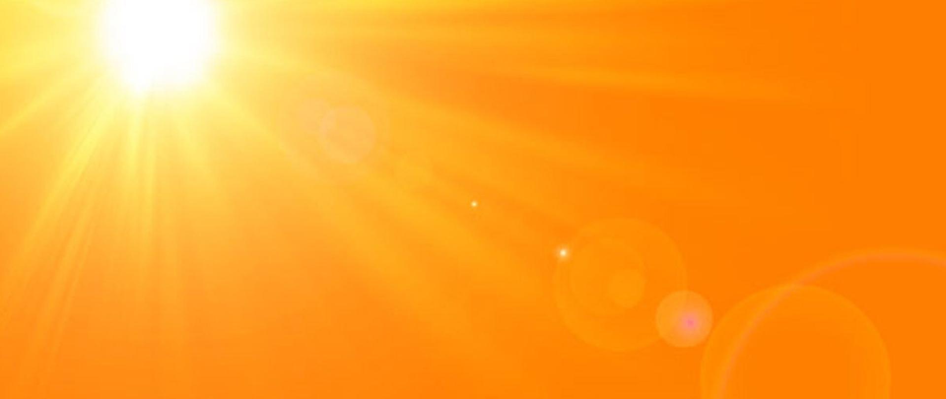 Na zdjęciu znajduje się słońce.