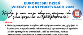 Światowy Tydzień Wiedzy o Antybiotykach