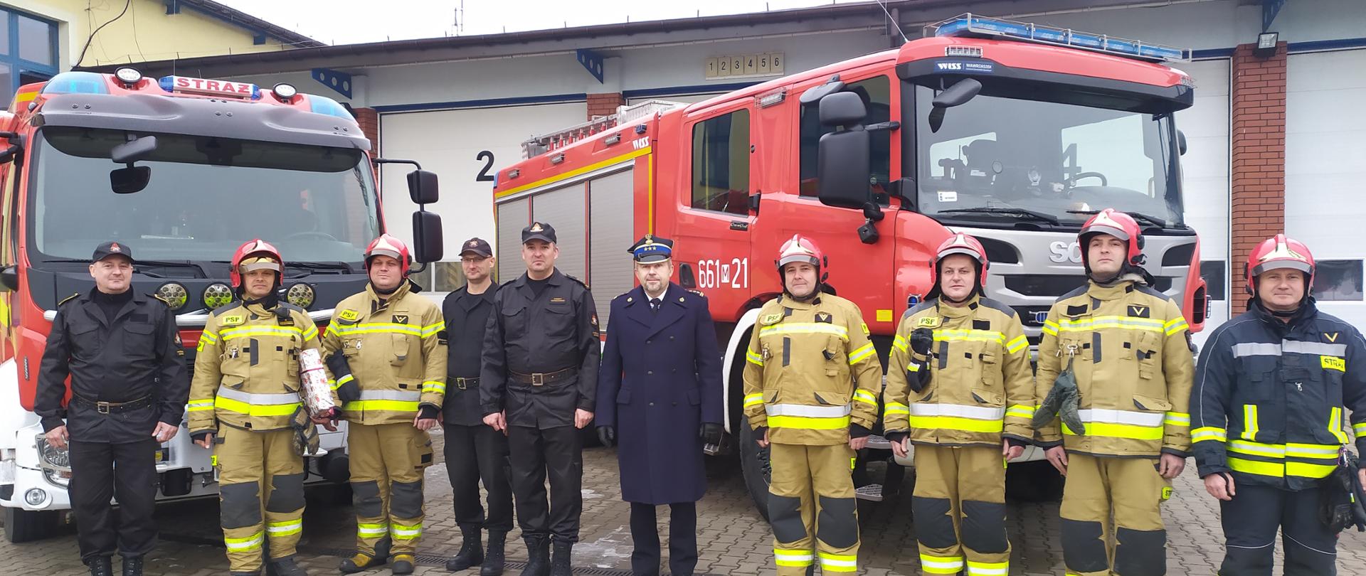 Wizyta przedstawiciela Mazowieckiego Komendanta Wojewódzkiego PSP