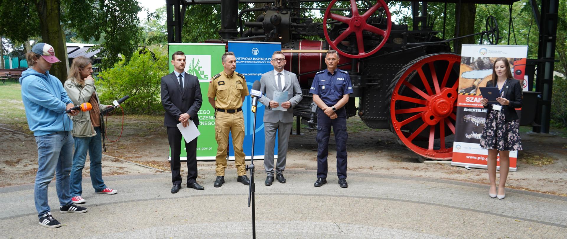 Briefing prasowy - bezpieczeństwo w okresie żniw w gospodarstwach rolnych