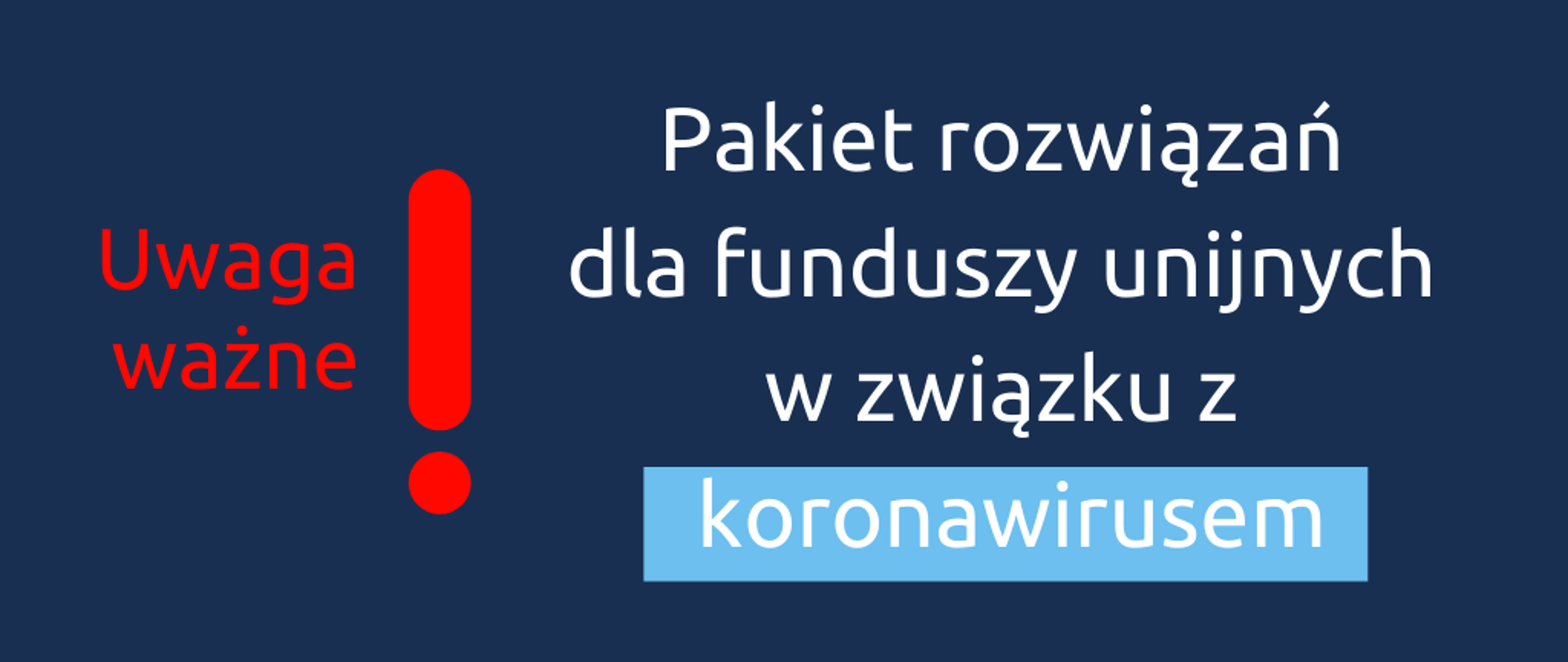 Pakiet rozwiązań dla funduszy unijnych