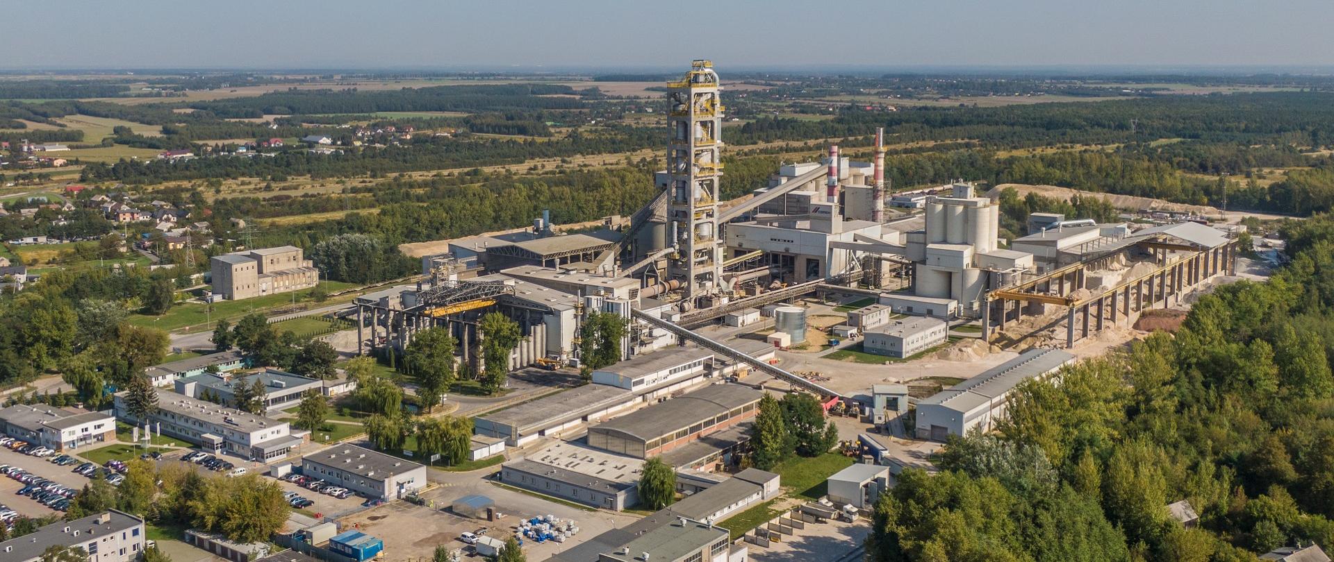 Zakład CEMEX - widok z góry