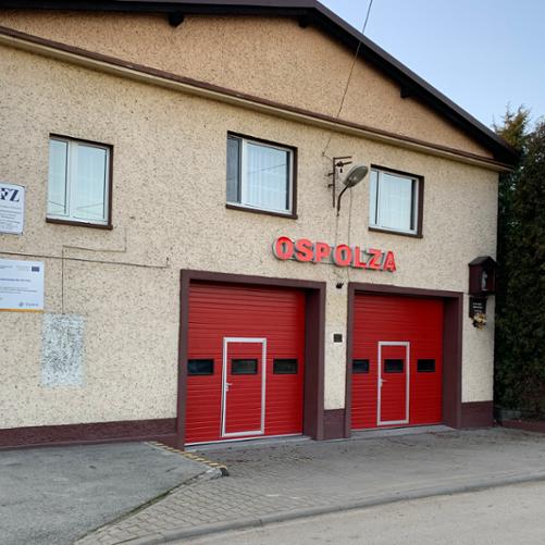 Zdjęcie prezentuje budynek jednostki OSP Olza