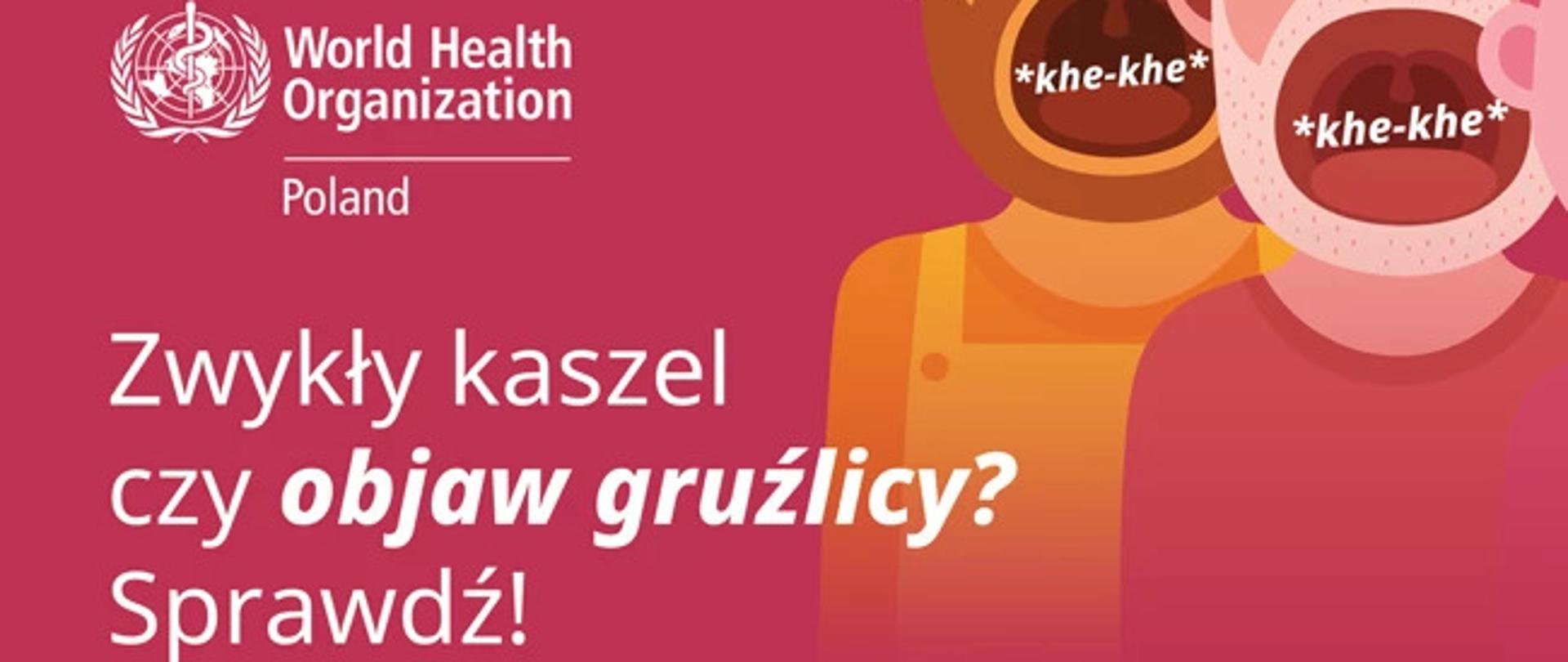 plakat dotyczący kampanii mówiący o celach i założeniach oraz o gruźlicy