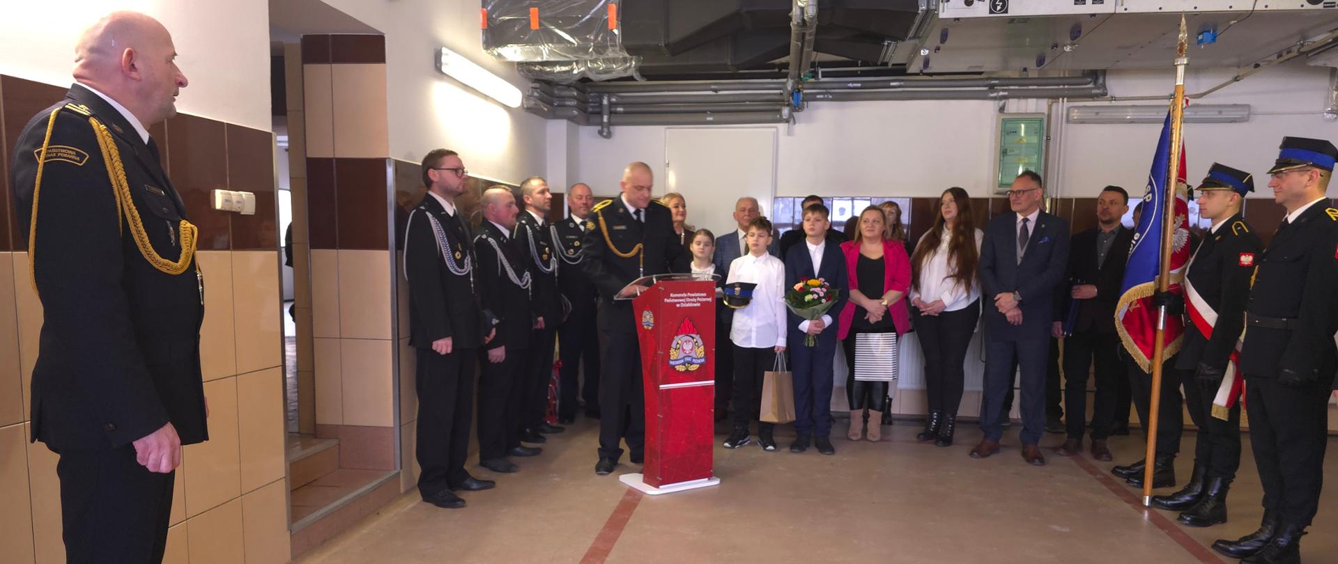 Przejście na zaopatrzenie emerytalne funkcjonariusza naszej komendy