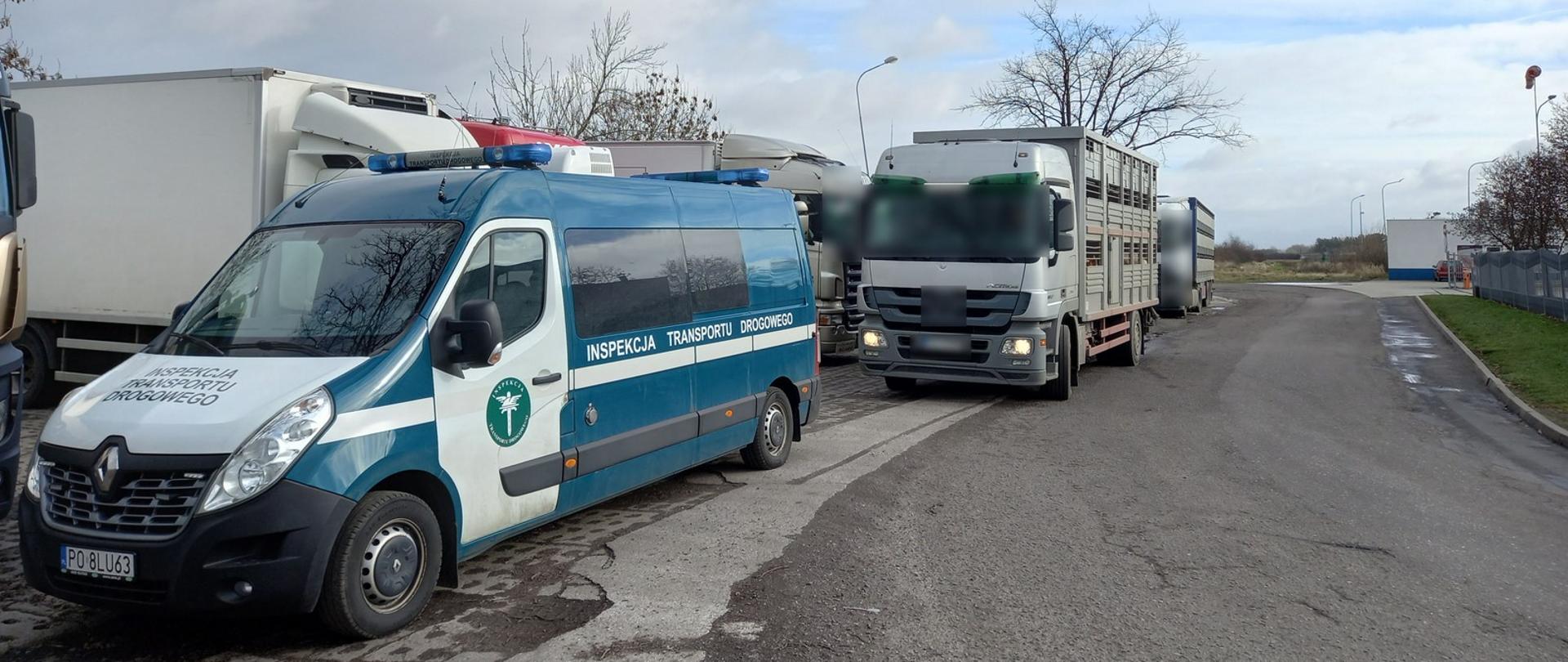 Zły stan techniczny pojazdów do przewozu żywych zwierząt odkryli wielkopolscy inspektorzy
