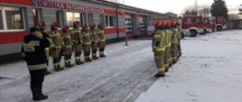 Zmiana służby w Jednostce Ratowniczo-Gaśniczej