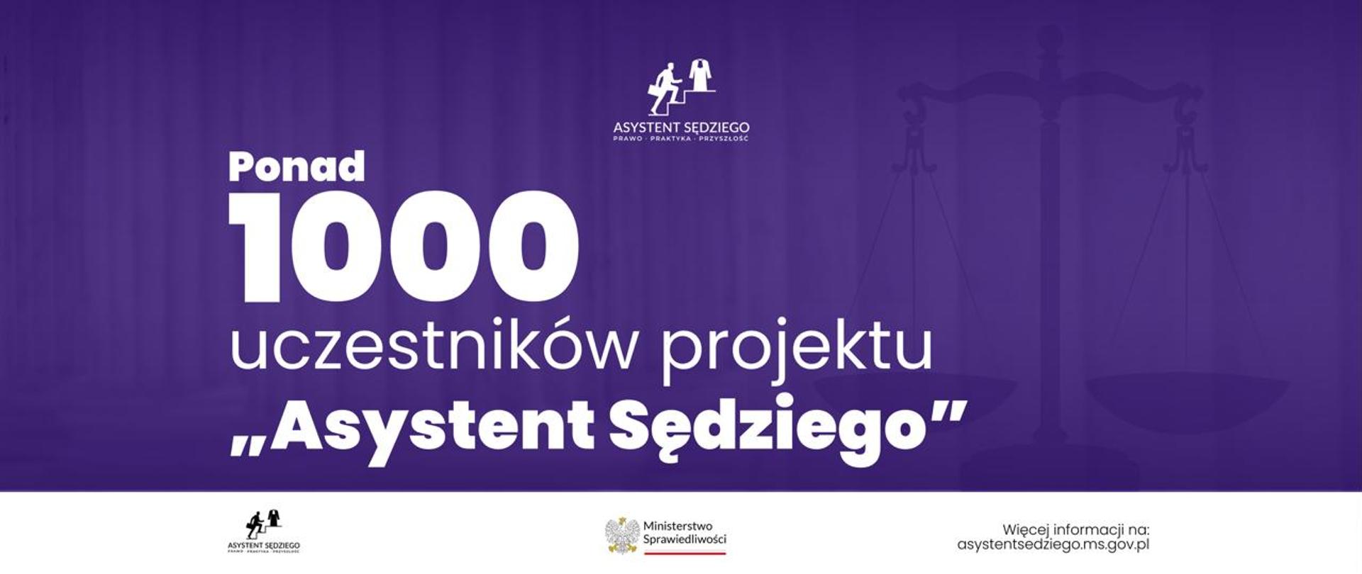Ponad 1000 uczestników ogólnopolskiego projektu „Asystent Sędziego”
