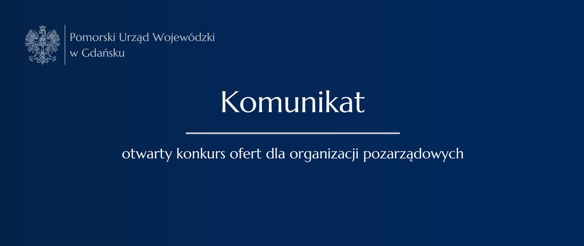 tablica z napisem otwarty konkurs ofert dla organizacji pozarządowych