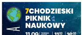 Zdjęcie przedstawia plakat NA 7. CHODZIESKI PIKNIK NAUKOWY – ZIEMIA