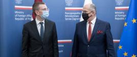 The meeting of Polish and Latvian foreign ministers