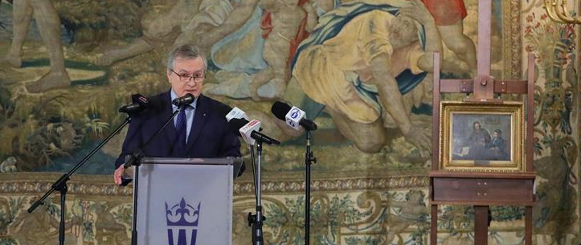 Nowe nabytki Zamku Królewskiego na Wawelu – wystawa „Tycjan i inni…” oraz odzyskana strata wojenna, fot. Danuta Matloch