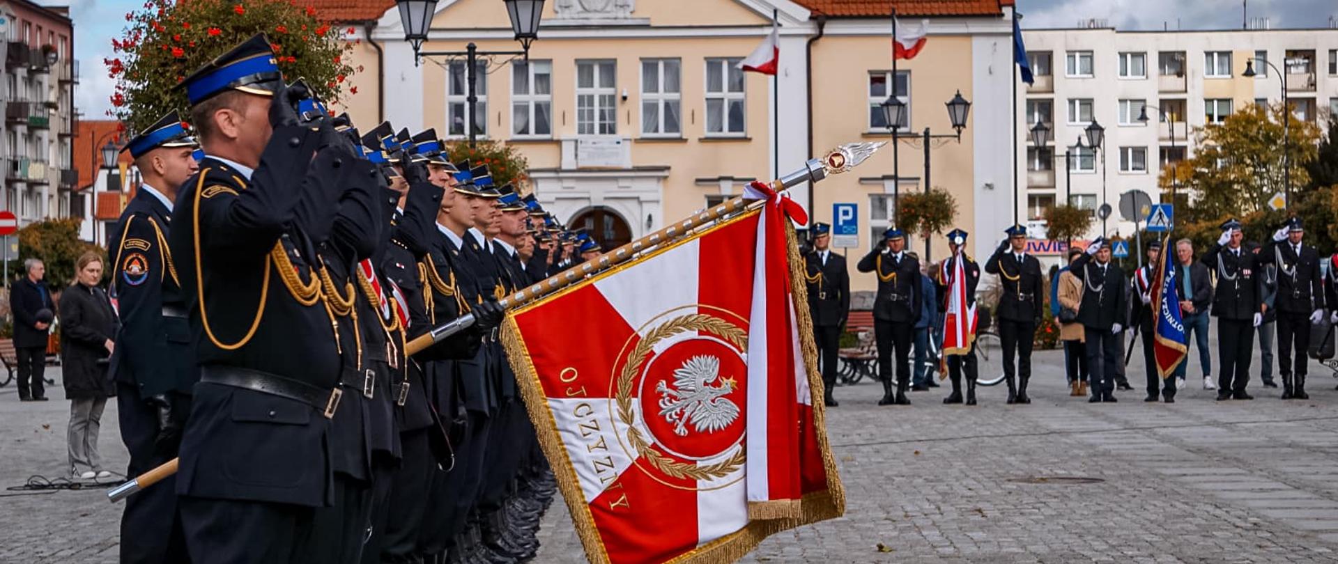 sztandar KP PSP Nidzica