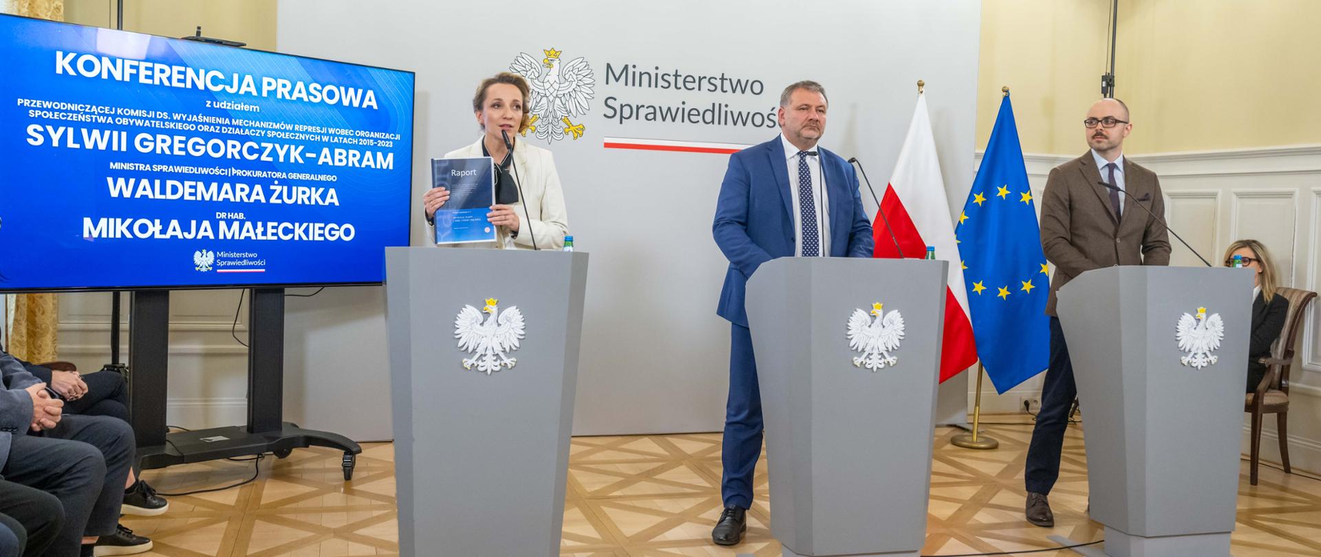 Prezentacja drugiego raportu Komisji ds. represji wobec społeczeństwa obywatelskiego 