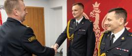 Powierzenie obowiązków służbowych Komendanta Powiatowego PSP w Kędzierzynie-Koźlu - mł. bryg. Szymonowi Jędrzejas
