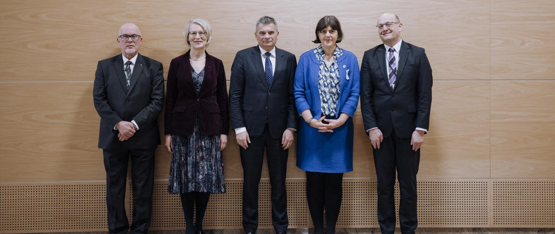 Spotkanie Prokuratora Krajowego Dariusza Korneluka z Europejską Prokurator Generalną Laurą Kövesi