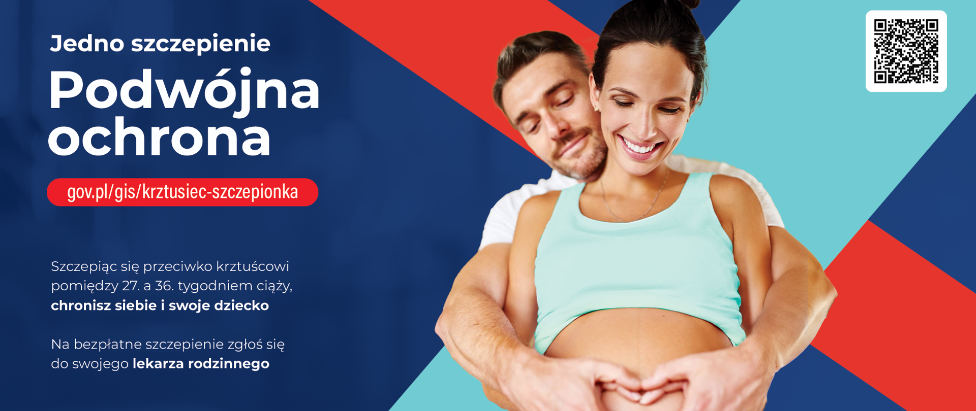 Przypominamy o bezpłatnych szczepieniach dla kobiet w ciąży przeciw krztuścowi !