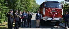 Otwarcie zmodernizowanej remizy OSP Gościce oraz przekazanie samochodu pożarniczego