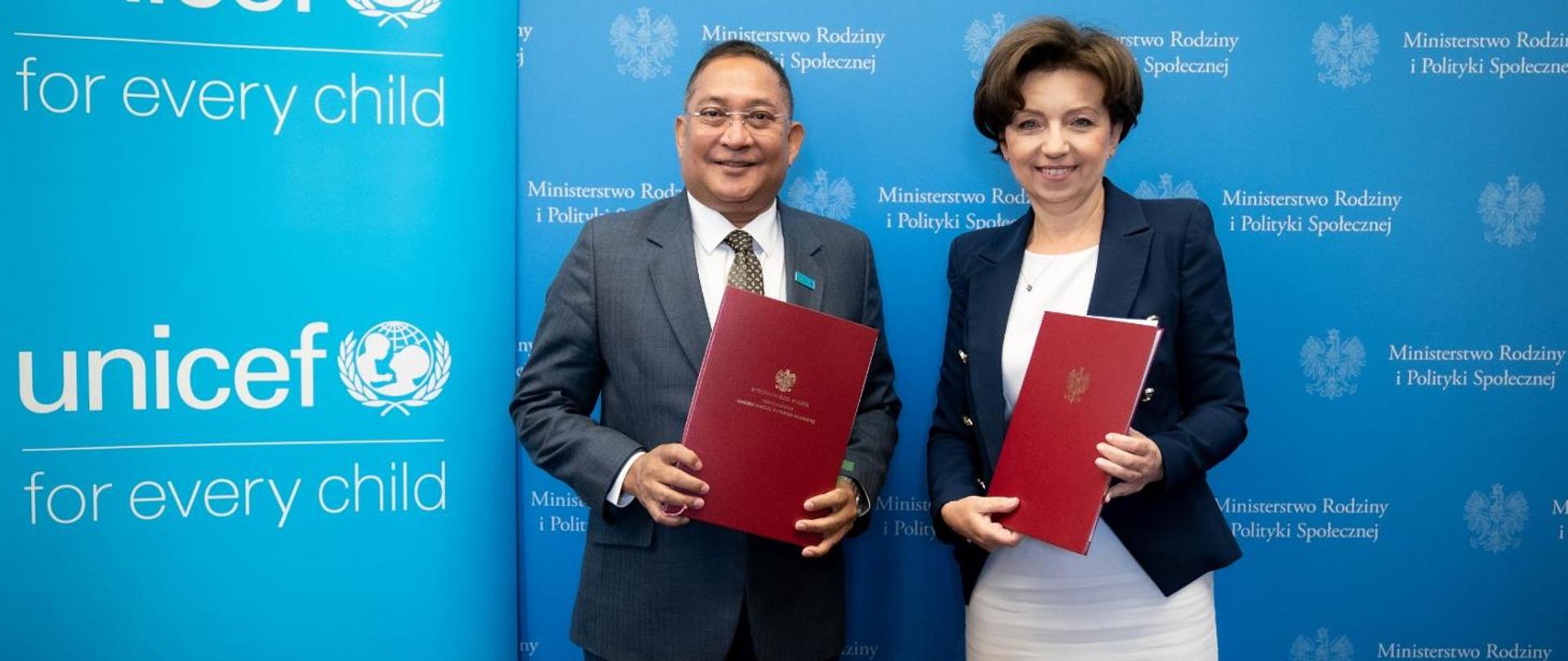 Ministerstwo Rodziny i UNICEF razem na rzecz dzieci