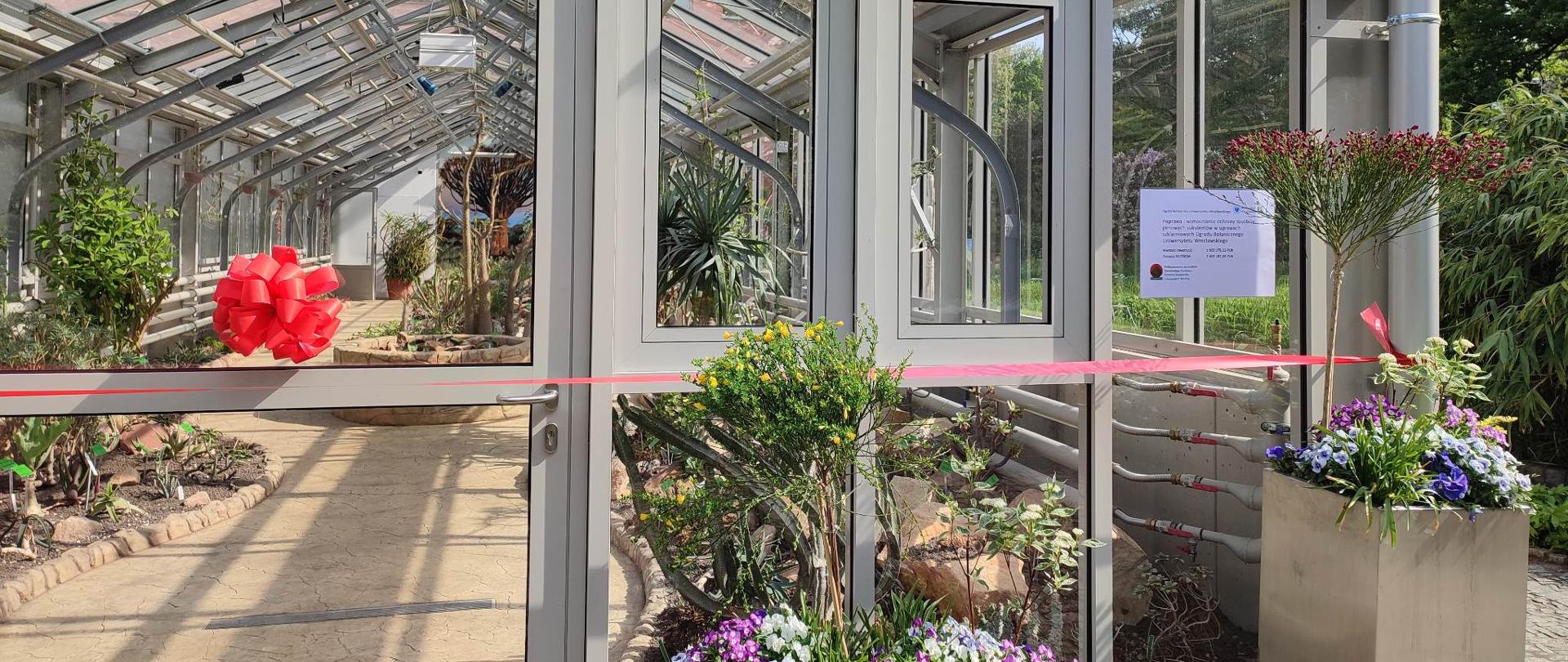 Tzw. kaktusiarnia, obiekt dofinansowany ze środków NFOŚiGW