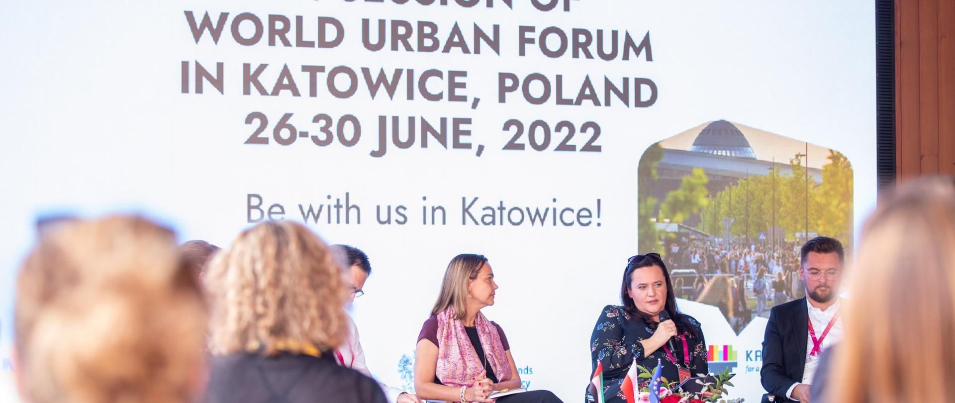 Minister Jarosińska-Jedynak na panelu o WUF 11 w Katowicach