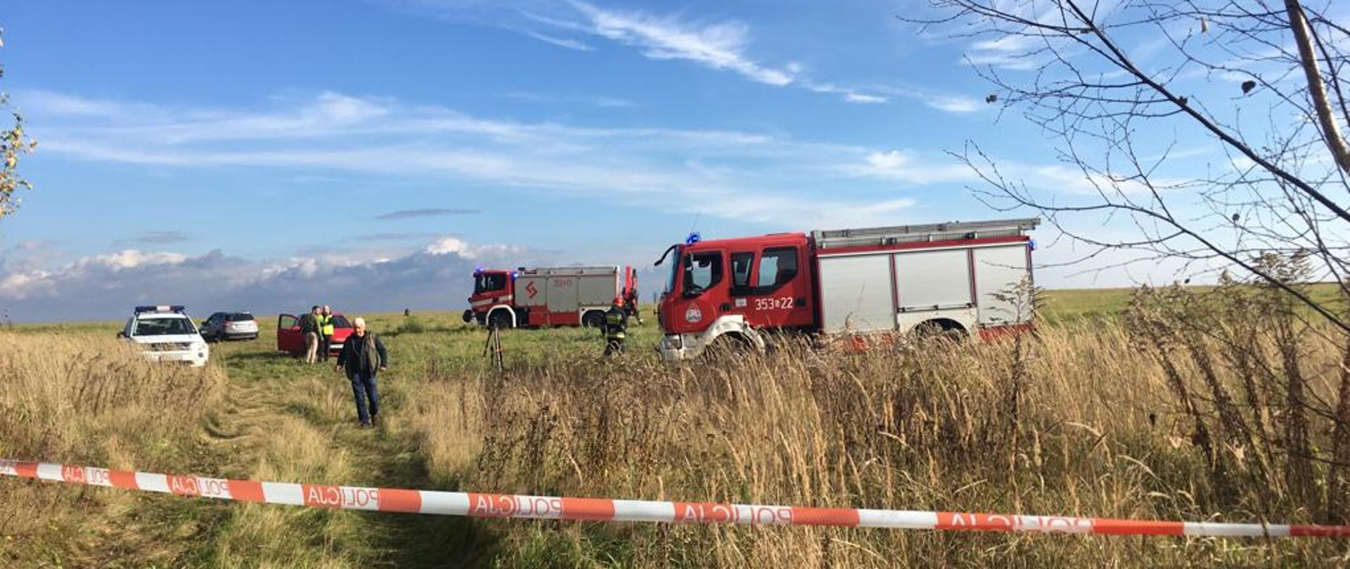 Wypadek lotniczy w miejscowości Rudniki
