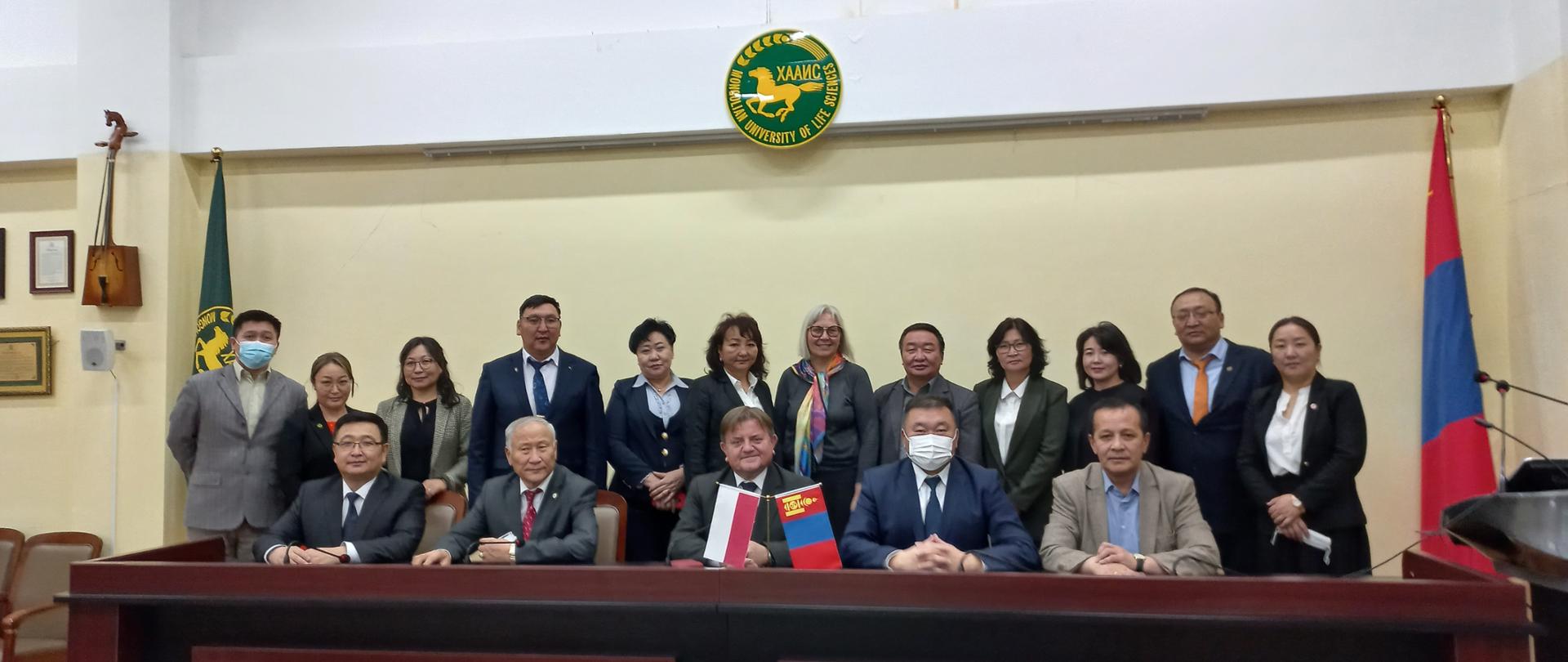 Spotkanie na Mongolskim Uniwersytecie Rolniczym