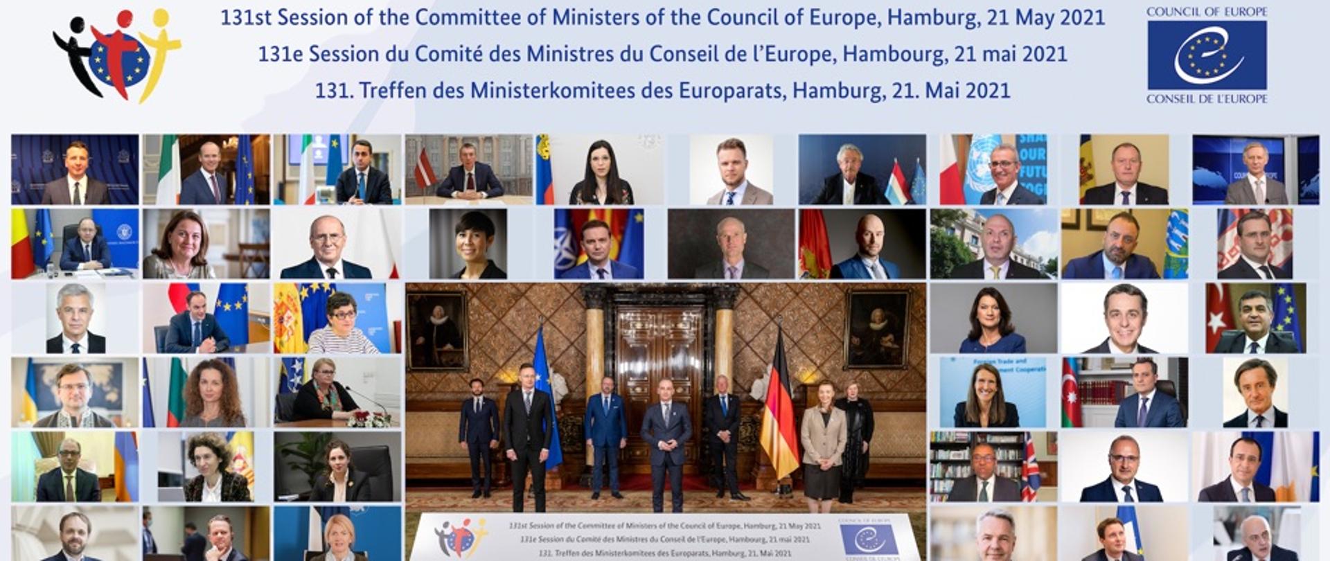 szef polskiej dyplomacji wziął udział w 131. sesji Komitetu Ministrów Rady Europy