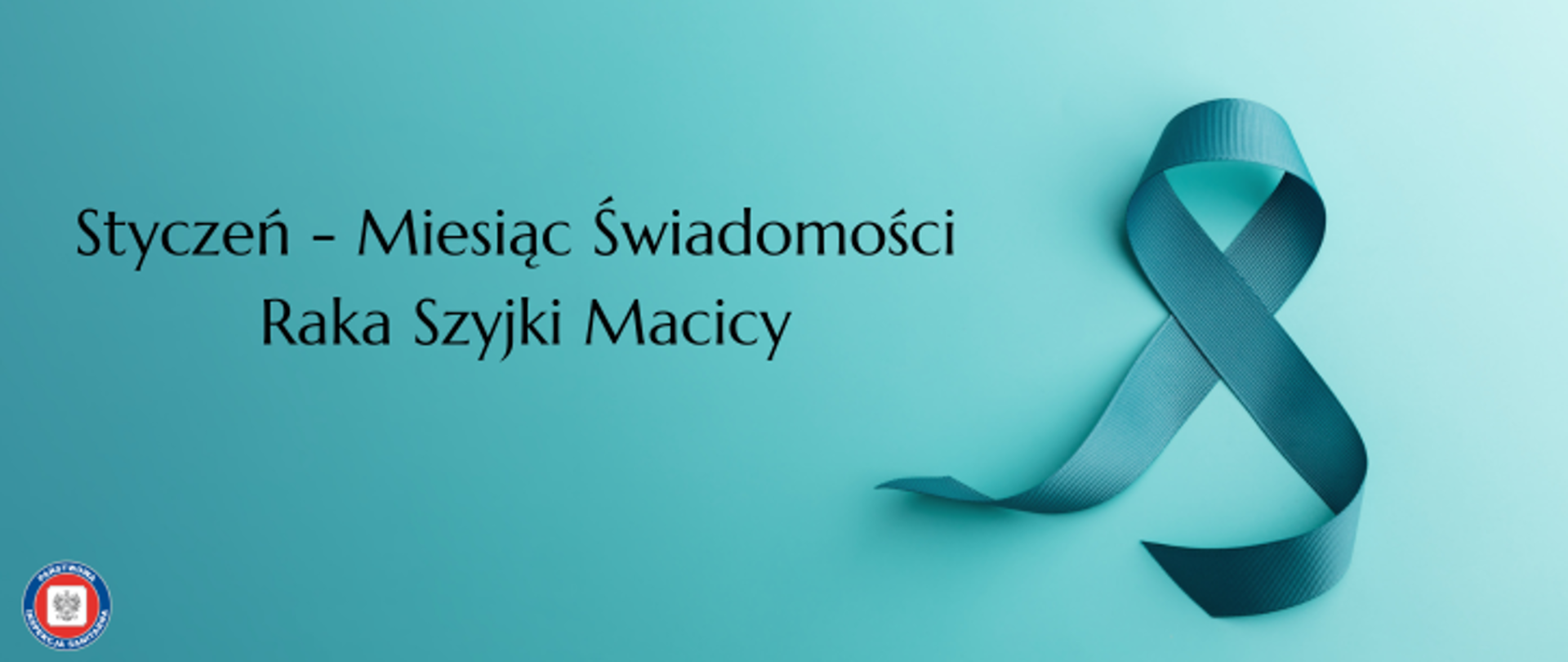 butelkowozielona wstążeczka symbol solidarności z chorymi na raka szyjki macicy