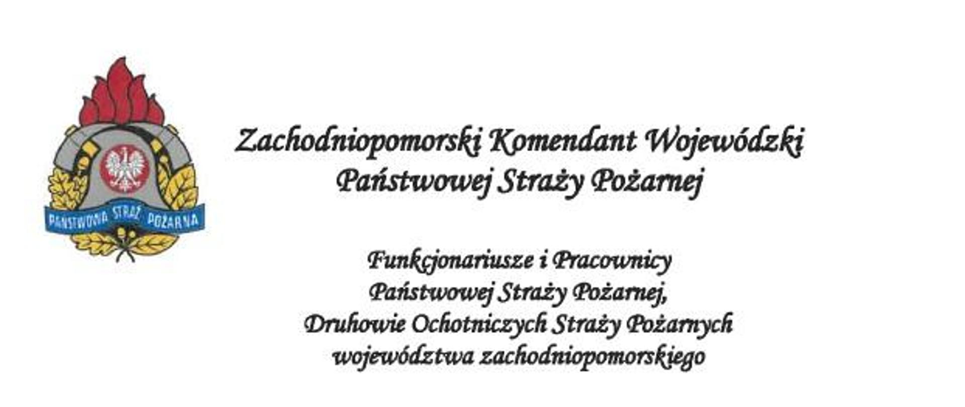 Życzenia Zachodniopomorskiego Komendanta Wojewódzkiego PSP z okazji Dnia Strażaka 2024
