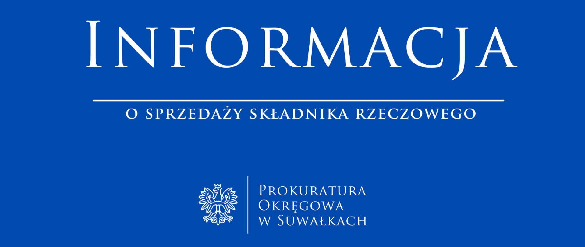 o sprzedaży składnika rzeczowego