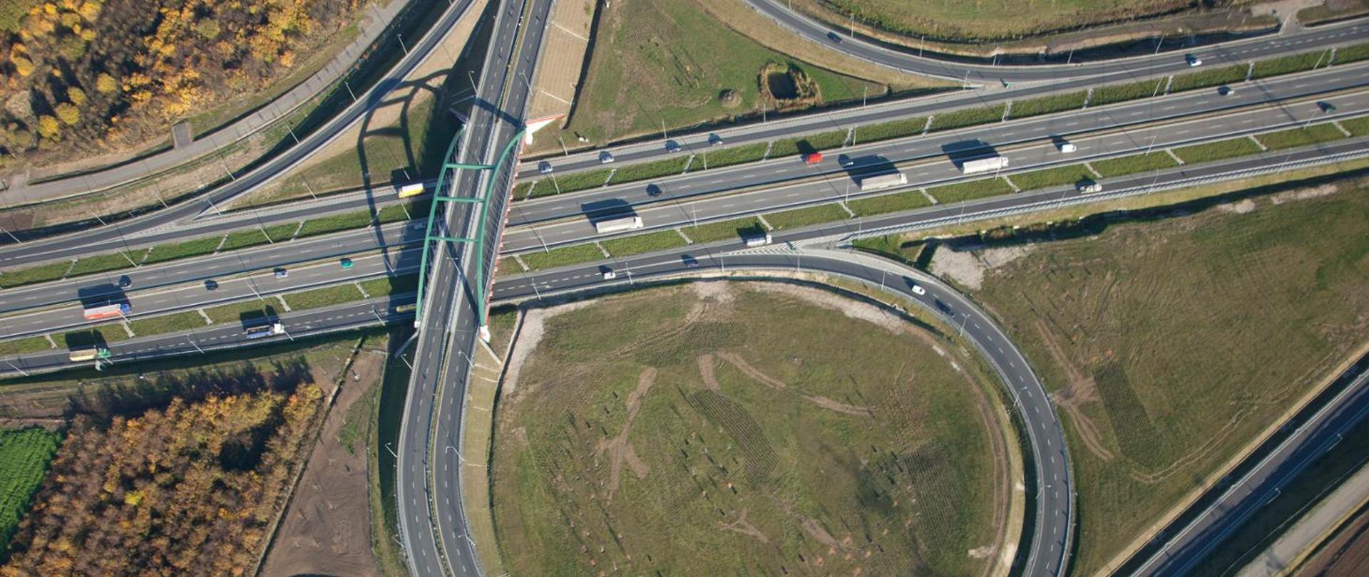 Fragment węzła Gdańsk Południe