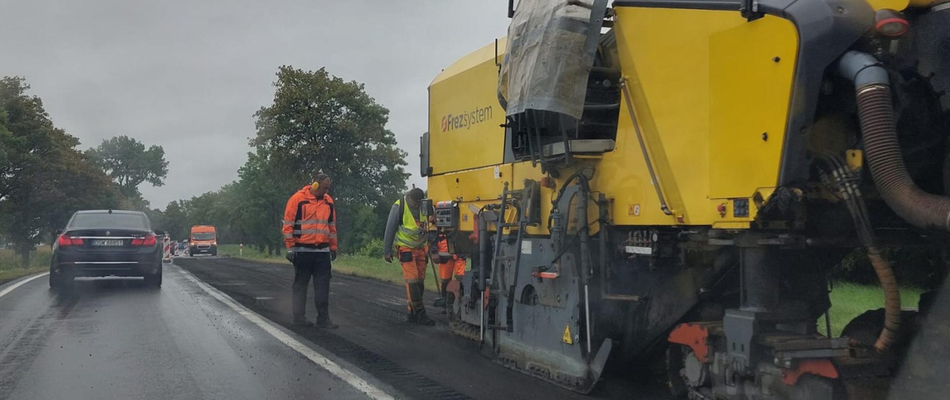 Na zdjęciu widać DK35 Mokrzeszów - Słotwina