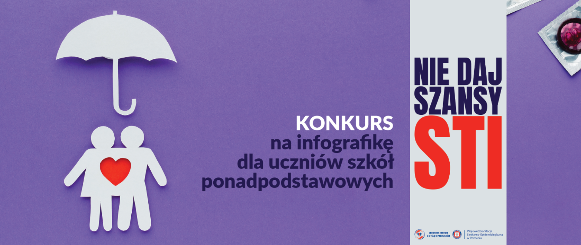Baner - konkurs na infografikę "Nie daj szansy STI"