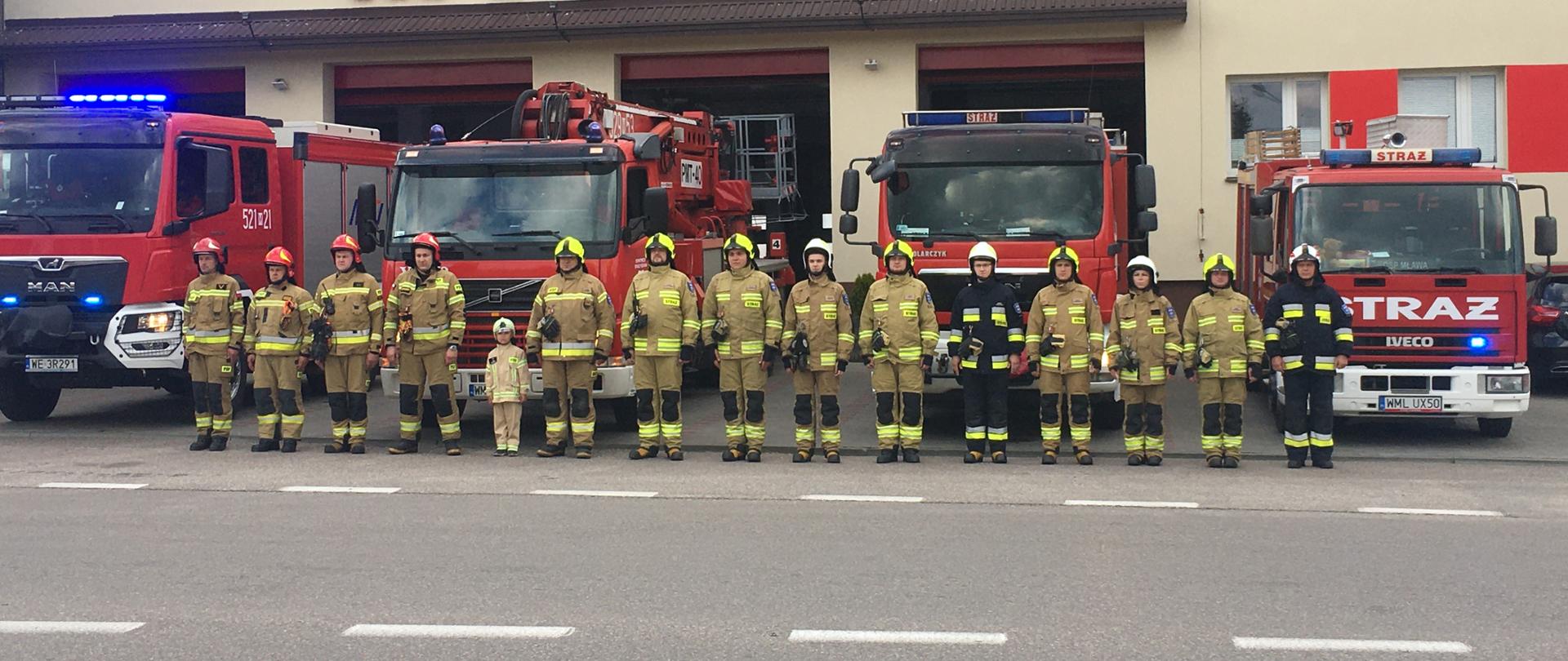 Minuta ciszy dla tragicznie zmarłego strażaka z KG PSP.